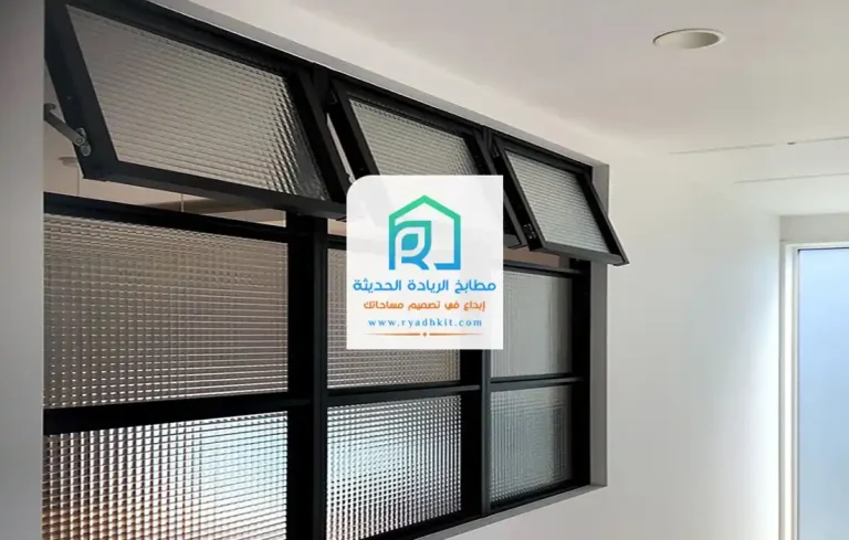 شبابيك المنيوم الرياض - تفصيل شباك المنيوم شمال الرياض